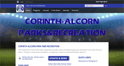 Desktop Screenshot of corinthalcornparks.com